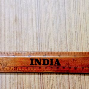 2 Vintage Wooden Rulers