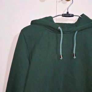 Dark Green Hooded Sweatshirt