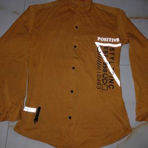 Mustard Soft Fabric Shirt