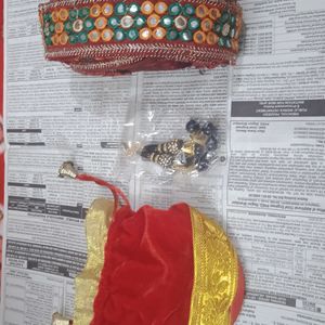 Potli Bag Latkan And Lace Quantity 4