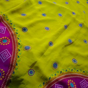 Yellow Colour Silk Saree.