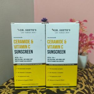 Dr Sheths Cetamide And Vitamin C Sunscreen