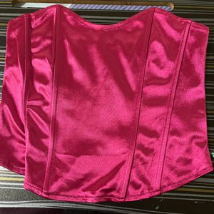 Urbanic Rose Pink Corset Top Women’s