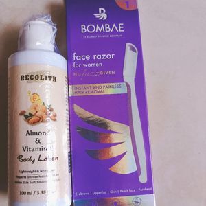 Recolith Vitamin E Body Lotion With Free Face Razo