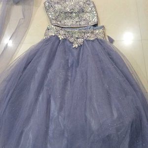 Princess Style Lavender Heavy Lehnga