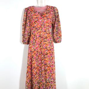 Multi Colour Printed Dress(Women’s)