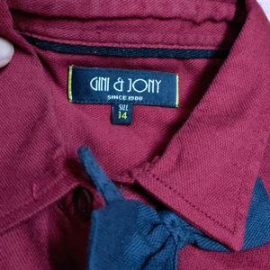 Gini&Jony Shirt For Boys Size14 Years