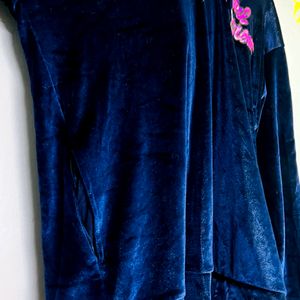 Blue Velvet Hoodie