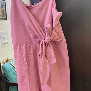 Short Pink Colour Jumsuit