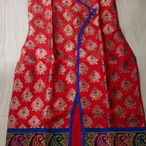 Banarasi Silk Kurti Dupatta Set