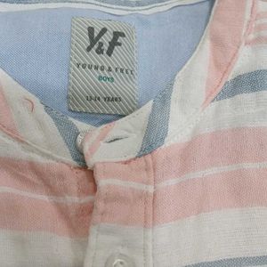 Y&F Brands Of WESTSIDE Chinese Collar Shirt