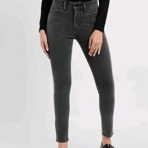 Charcoal High Waist Jeans