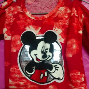 Mickey Mouse Top For Women