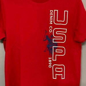 U.S. POLO ASSN. Crew Neck Brand Print T-Shirt.