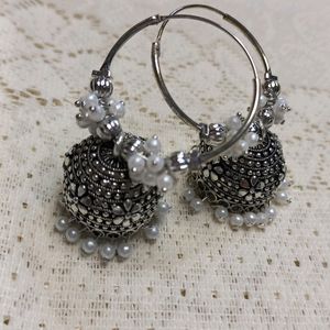 Oxidised Jhumka