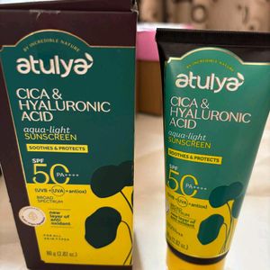 Atulya Cica & Hyaluronic Acid Sunscreen SPF 50