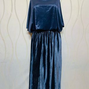 Two piece blue colour loose fit dress