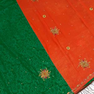 maggam work saree