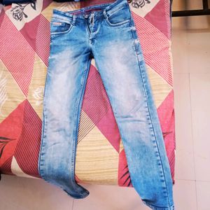 Blue Denim Jeans As New Has 2 Washes Only