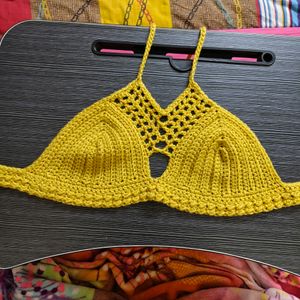 Handmade Boho Crochet Bralette Crop Top