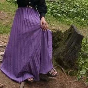 Pleated Lavender Skirt