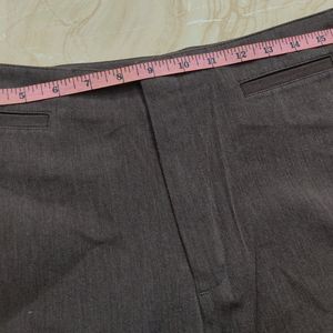 Brown Straight Fit Pant