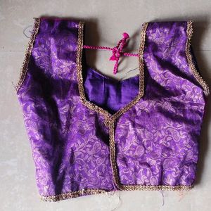 Radha Garba (Purple) Lehenga Choli Kids