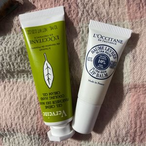 L’OCCITANE FRANCE BRAND LIP BALM& HAND GEL CREME