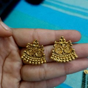 Long Mangalsutra And 1 Pair Earings