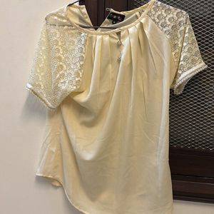 Women Top Cream Color