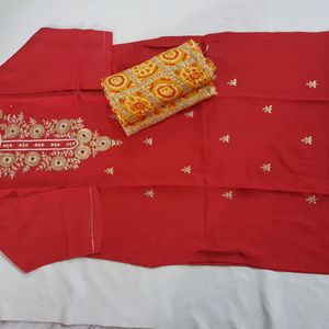 550/- Any Kurti With Dupatta