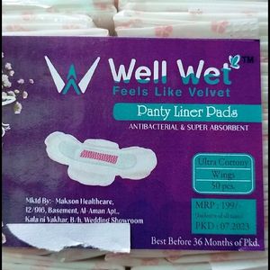 Well Wet Penty Liner 50 Pads