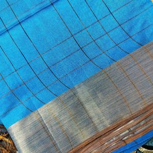 Blue Silk Saree