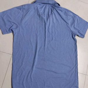 Collar T-shirt Blue Color