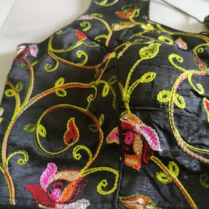 Free Size Padded Embroidered Blouse