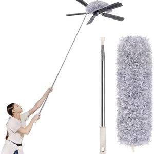 Adjustable Cleaning Feather Microfiber Duster