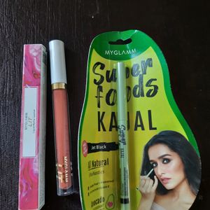 Myglamm Super Food Kajal And Liquid Matte Lipstick