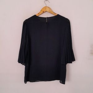 Dark Navy Style Top