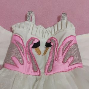 Fancy Frock With Wings For Baby Girl