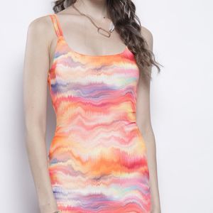 I Saw lt First Tye Dye Bodycon Dress