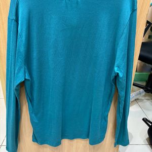 Zara Green Knitted Sweater Size - M