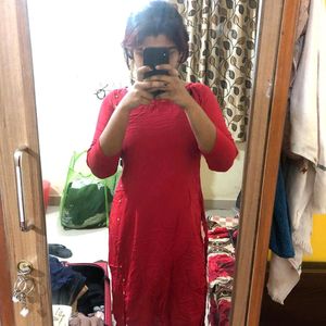 Red Kurta