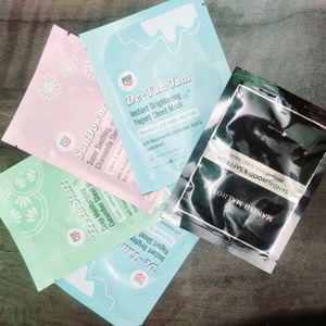 Pack Of 5 Popxo & MM SHEET MASK