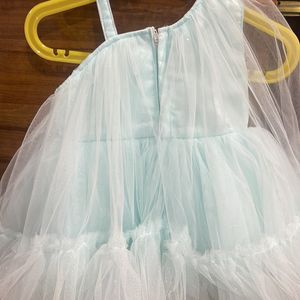 Blue Baby Girl Frock