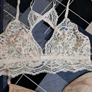 Combo Of Three Imported Fabric Bra N Panty