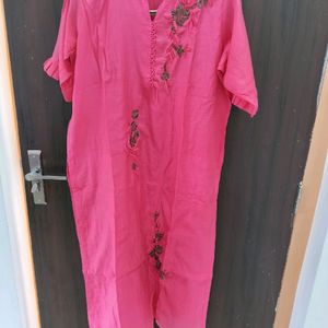 Beautiful Pink Kurta