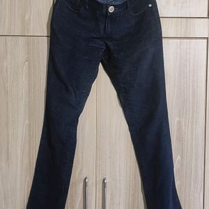 Black Cauterized Jeans