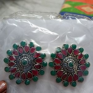 Zaveri Pearls And Varnee Earrings Brand New