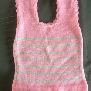 Cute Girl Crochet Top