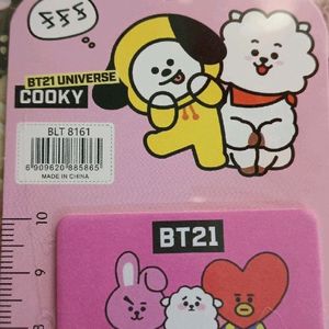 (Combo) BT21 CUTE BOOKMARK💜 (Blue) & (Pink)